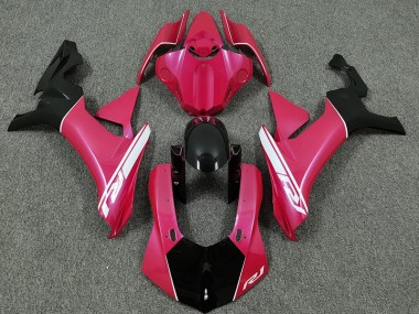 Hot Pink and Black 2015-2019 Yamaha R1 Fairings Factory