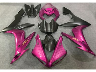 Hot Pink and Carbon Style 2004-2006 Yamaha R1 Fairings Factory