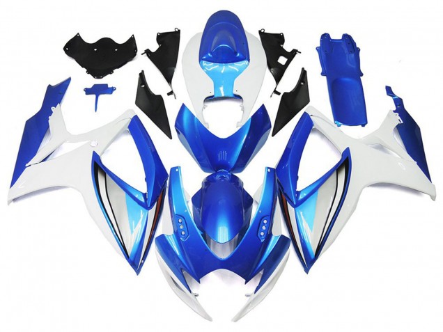 Light Blue and Deep Blue OEM Style 2006-2007 Suzuki GSXR 600-750 Fairings Factory Light Blue and Deep Blue OEM Style 2006-2007 Suzuki GSXR 600-750 Fairings Factory