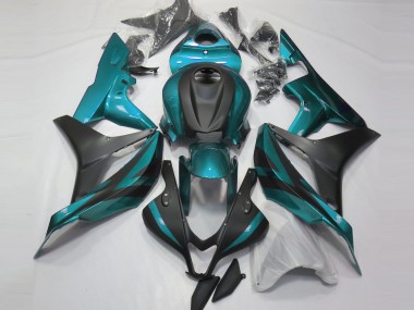 Light Blue and Matte Black 2007-2008 Honda CBR600RR Fairings Factory