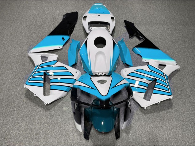 Light Blue and White Wings 2005-2006 Honda CBR600RR Fairings Factory Light Blue and White Wings 2005-2006 Honda CBR600RR Fairings Factory