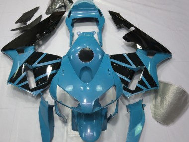Light Blue & Gloss Black 2003-2004 Honda CBR600RR Fairings Factory