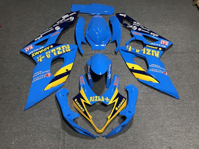 Light Blue Rizla 2005-2006 Suzuki GSXR 1000 Fairings Factory