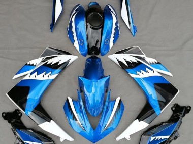 Light Blue Shark 2015-2018 Yamaha R3 Fairings Factory