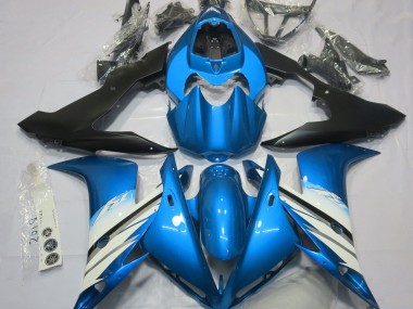 Light Blue & White 2004-2006 Yamaha R1 Fairings Factory