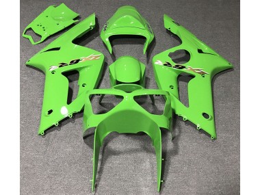 Light Green 2003-2004 Kawasaki ZX6R Fairings Factory