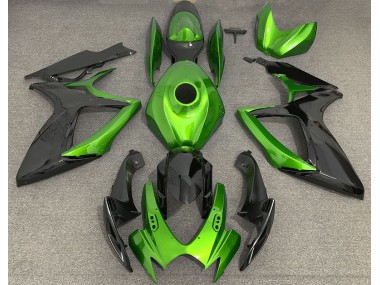 Light Green and Black 2006-2007 Suzuki GSXR 600-750 Fairings Factory