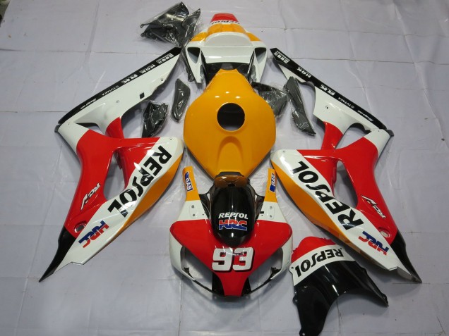 Light Orange White Repsol 2006-2007 Honda CBR1000RR Fairings Factory Light Orange White Repsol 2006-2007 Honda CBR1000RR Fairings Factory