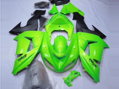 Lime Green 2006-2007 Kawasaki ZX10R Fairings Factory