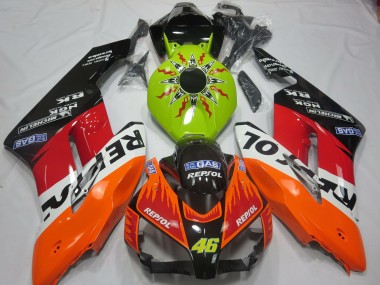 Lime Rossi Repsol 2004-2005 Honda CBR1000RR Fairings Factory