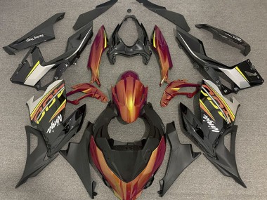 Liquid Orange and Gray 2018-2020 Kawasaki Ninja 400 Fairings Factory