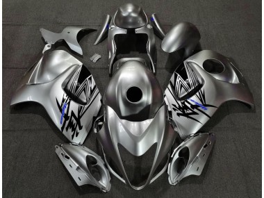 Liquid Silver & Blue 2008-2019 Suzuki GSXR 1300 Fairings Factory