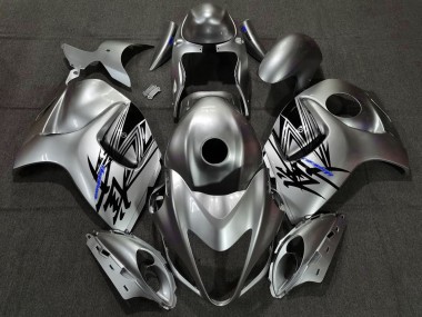 Liquid Silver & Blue 2008-2019 Suzuki GSXR 1300 Fairings Factory