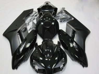 Matte and Gloss Black 2004-2005 Honda CBR1000RR Fairings Factory