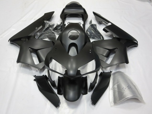 Matte Black 2003-2004 Honda CBR600RR Fairings Factory Matte Black 2003-2004 Honda CBR600RR Fairings Factory