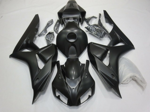 Matte Black 2006-2007 Honda CBR1000RR Fairings Factory Matte Black 2006-2007 Honda CBR1000RR Fairings Factory