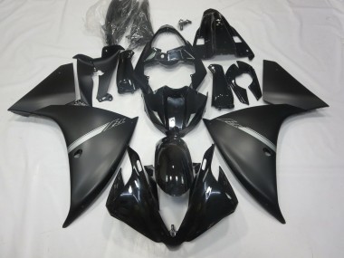 Matte Black 2013-2014 Yamaha R1 Fairings Factory