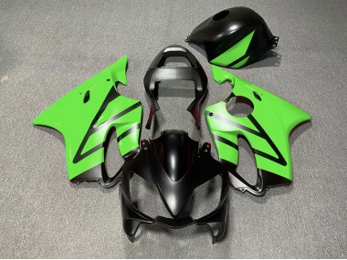 Matte Black and Green 2001-2003 Honda CBR600 F4i Fairings Factory