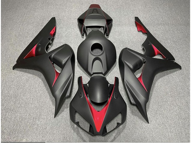 Matte Black and Light Blue 2006-2007 Honda CBR1000RR Fairings Factory Matte Black and Light Blue 2006-2007 Honda CBR1000RR Fairings Factory