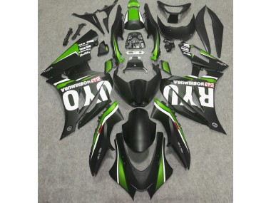 Matte Black & Green 2017-2019 Suzuki GSXR 1000 Fairings Factory