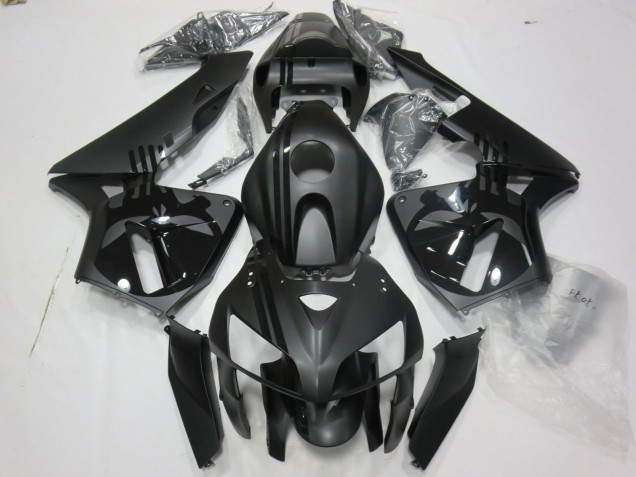 Matte Black Punisher 2005-2006 Honda CBR600RR Fairings Factory Matte Black Punisher 2005-2006 Honda CBR600RR Fairings Factory