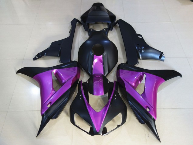 Matte Black Purple 2006-2007 Honda CBR1000RR Fairings Factory Matte Black Purple 2006-2007 Honda CBR1000RR Fairings Factory