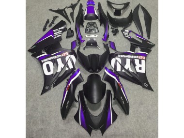 Matte Black & Purple 2017-2019 Suzuki GSXR 1000 Fairings Factory