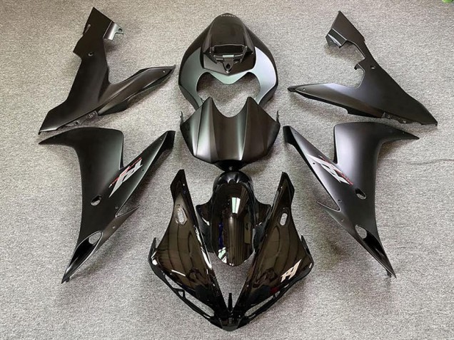 Matte Black Style 2004-2006 Yamaha R1 Fairings Factory Matte Black Style 2004-2006 Yamaha R1 Fairings Factory