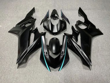 Matte Black & Teal Accents 2017-2019 Yamaha R6 Fairings Factory