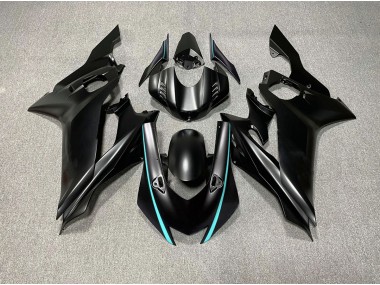 Matte Black & Teal Accents 2017-2019 Yamaha R6 Fairings Factory