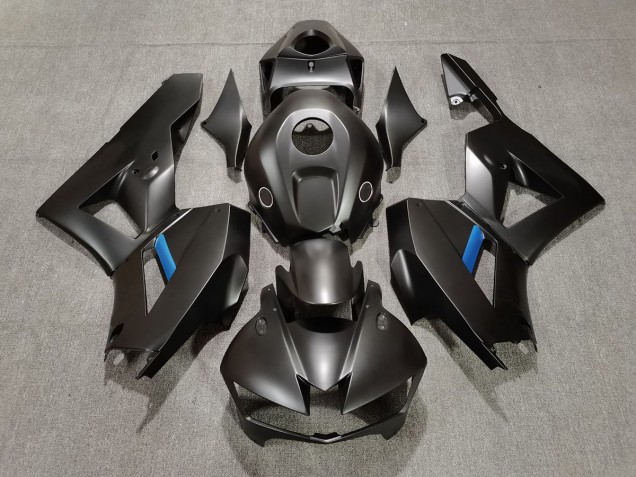 Matte Black w Blue 2013-2020 Honda CBR600RR Fairings Factory Matte Black w Blue 2013-2020 Honda CBR600RR Fairings Factory