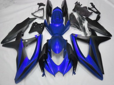 Matte Blue No R 2008-2010 Suzuki GSXR 600-750 Fairings Factory