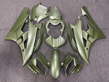 Matte Green 2006-2007 Yamaha R6 Fairings Factory