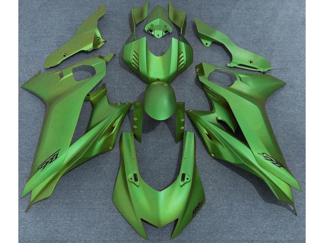 Matte Green 2017-2019 Yamaha R6 Fairings Factory Matte Green 2017-2019 Yamaha R6 Fairings Factory