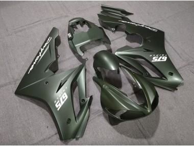 Matte Green White Logos 2009-2012 Triumph Daytona 675 Fairings Factory