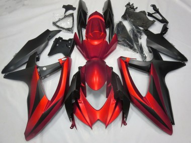 Matte Red No R 2008-2010 Suzuki GSXR 600-750 Fairings Factory