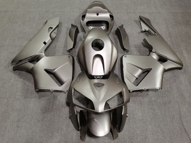 Matte Silver 2005-2006 Honda CBR600RR Fairings Factory Matte Silver 2005-2006 Honda CBR600RR Fairings Factory