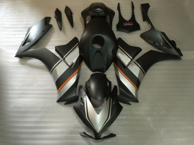 Matte Silver and Black 2012-2016 Honda CBR1000RR Fairings Factory