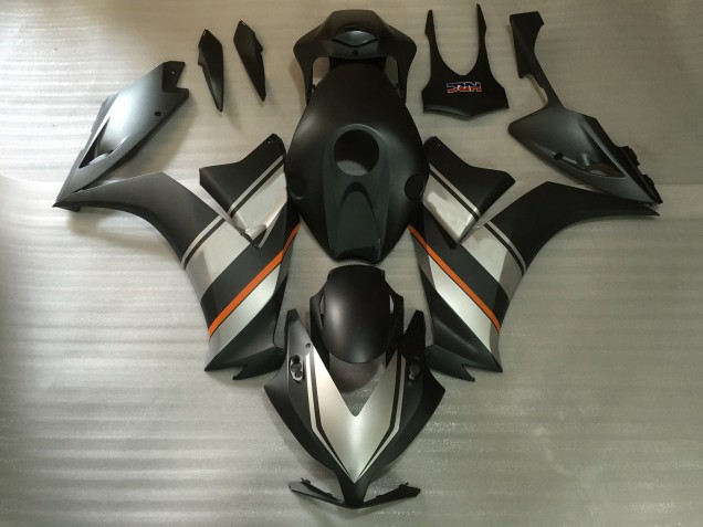 Matte Silver and Black 2012-2016 Honda CBR1000RR Fairings Factory