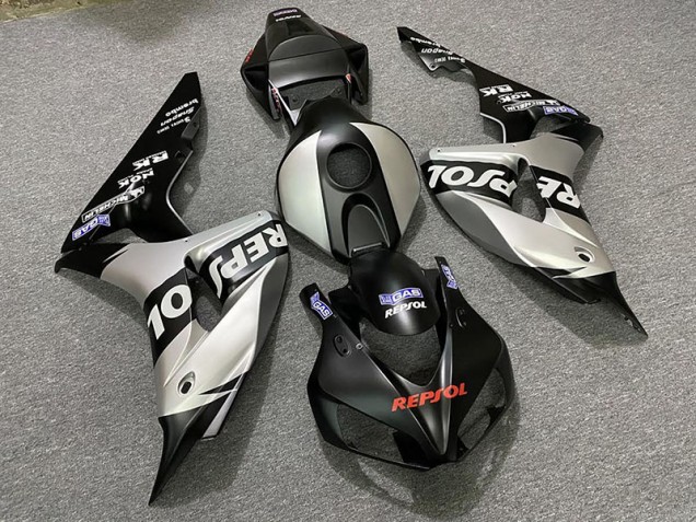 Matte Silver Repsol 2006-2007 Honda CBR1000RR Fairings Factory Matte Silver Repsol 2006-2007 Honda CBR1000RR Fairings Factory