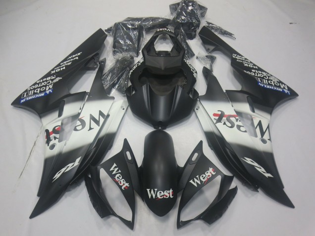 Matte West 2006-2007 Yamaha R6 Fairings Factory Matte West 2006-2007 Yamaha R6 Fairings Factory