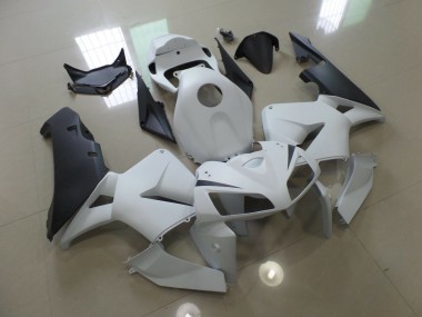 Matte White and Black 2005-2006 Honda CBR600RR Fairings Factory