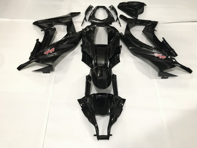 Metallic Black 2009-2012 Kawasaki ZX6R Fairings Factory Metallic Black 2009-2012 Kawasaki ZX6R Fairings Factory