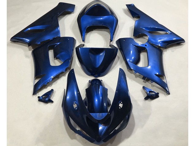 Metallic Blue 2005-2006 Kawasaki ZX6R Fairings Factory Metallic Blue 2005-2006 Kawasaki ZX6R Fairings Factory