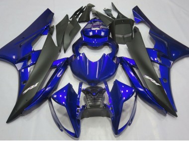 Metallic Blue & Black 2006-2007 Yamaha R6 Fairings Factory