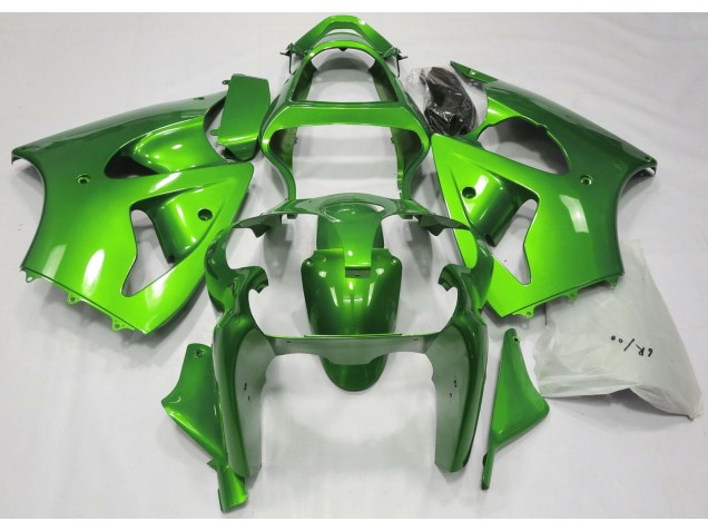 Metallic Green 2000-2002 Kawasaki ZX6R Fairings Factory Metallic Green 2000-2002 Kawasaki ZX6R Fairings Factory