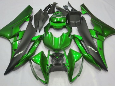 Metallic Green & Black 2006-2007 Yamaha R6 Fairings Factory