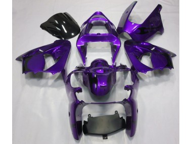 Metallic Purple 2000-2002 Kawasaki ZX6R Fairings Factory