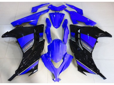 Midnight Blue and Black 2013-2018 Kawasaki Ninja 300 Fairings Factory