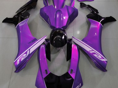 Mood Purple and Black 2015-2019 Yamaha R1 Fairings Factory